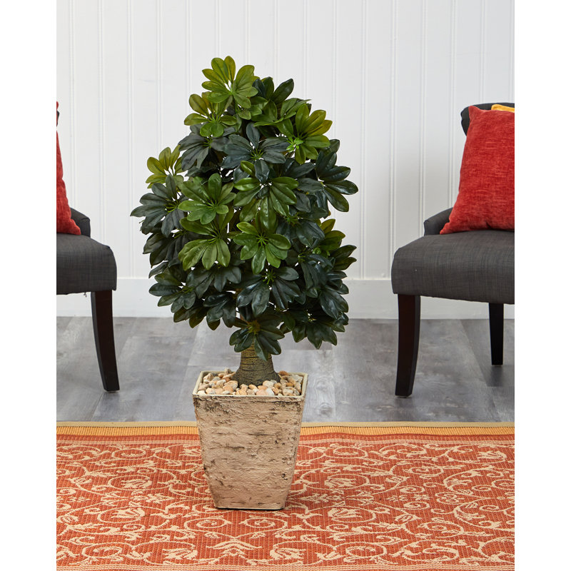 Schefflera artificiel 42 po en pot