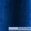 Abat-jour tambour en lin bleu H 10 po x l 13 po