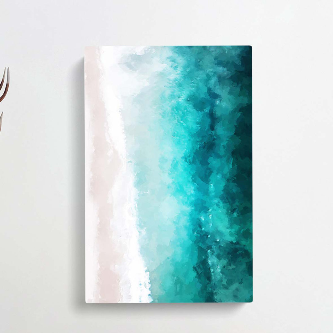 Swanbourne Beach In Australia In Abstract - Wrapped Canvas