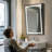 Maytha Fixed Tilt Mirror With Led Lights Dimmer, 3 Color Lighting Temperature, Anti-fog, Ip56