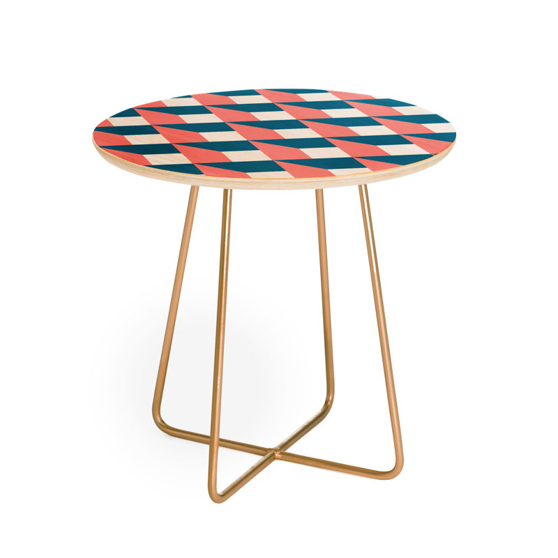 Solid Wood Top End Table