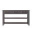 Console avec 3 tiroirs et tablettes ouvertes Elysian Farmhouse-145953188
