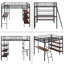 Lit mezzanine double Jakesha Kids-1680061526