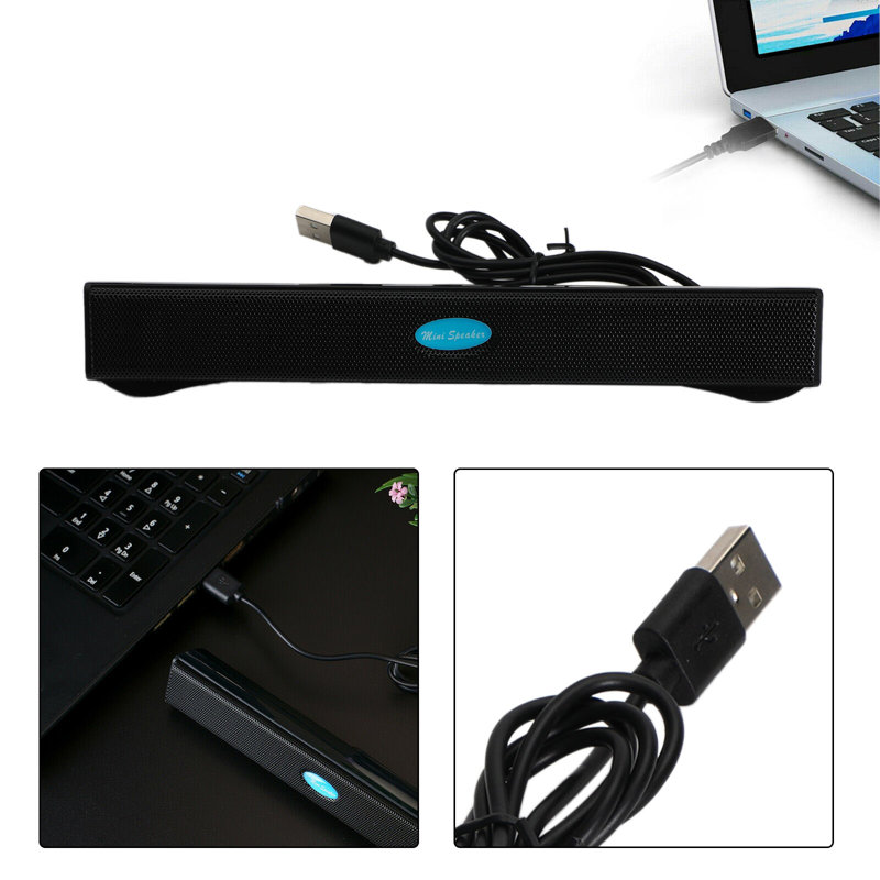 Multimedia Computer Speaker, Black
