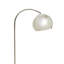 Dequilla 155cm White Arched Floor Lamp