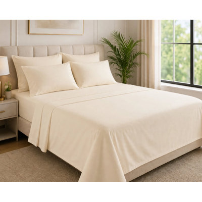 Ensemble de draps en microfibre 6 pièces