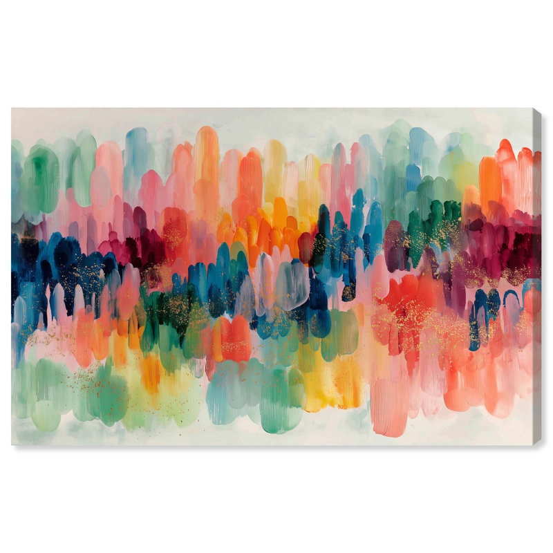 «Weave of Color II», reproduction d'art sur toile par Art Remedy, H 24 po x l 16 po, Toile tendue avec châssis