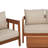 Stefanus 4 Piece Patio Conversation Set