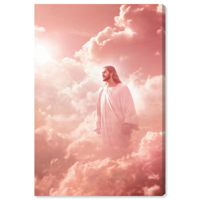 «Art Remedy Clouds of Jesus_ Grace Christian», reproduction d'art sur toile tendue sur châssis, 20 x 30