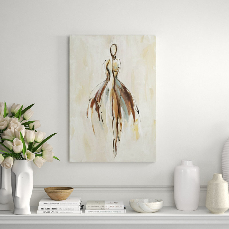 Beau Monde I Print by Elena Carlie, Image Brush Gel, 35" H x 24" W