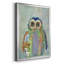 Fantastic Florals Owl, reproduction encadrée de qualité supérieure - prête à être accrochée-88285502-88285506