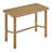 Sachin Rectangular 60" Oak Wood Bar Table in Weathered Oak-350805659