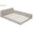 Upholstered Platform Bed With 2 Reading Lights