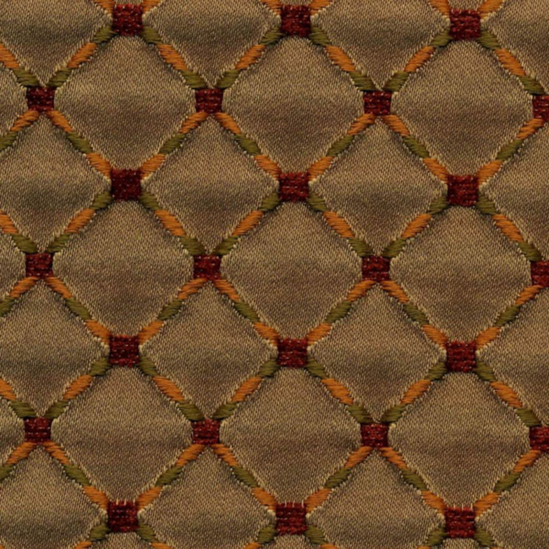 Tissu howard Wesco Gentry, Rouge doré