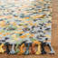 Jahiem Hand-Knotted Wool Blue Area Rug-1606736497
