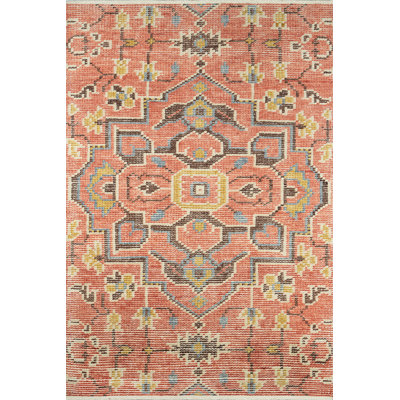 Reese Handmade Wool Red Rug