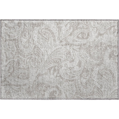 Premium Machine Washable Apodaca Taupe Rug