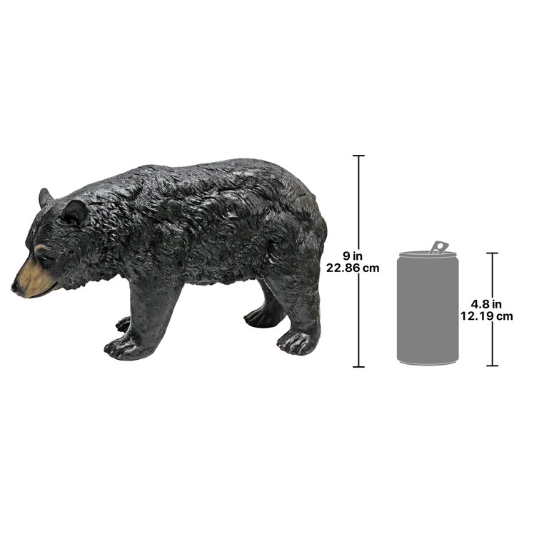 Design Toscano North American Black Bear Walking Statue & Reviews ...