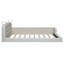 Grand lit plateforme tapissier avec 2 lampes de lecture-816403517