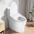 Adjustable Heated Smart Bidet Toilet Seat With Side Knob, Night , And Automatic Nozzle Cleaning - Post Cleaning, Female Massage Functions, Precise Position Adjustment Via Remote, Intelligent
