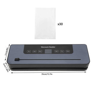 6-in-1 Food Vacuum Sealer Machine with Cutter Food Vacuum Sealer for Dry or Moist Food