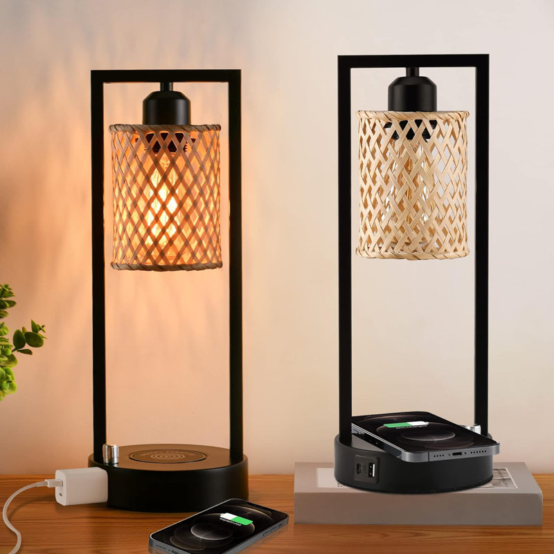 Lampe de table USB en métal Aybrie