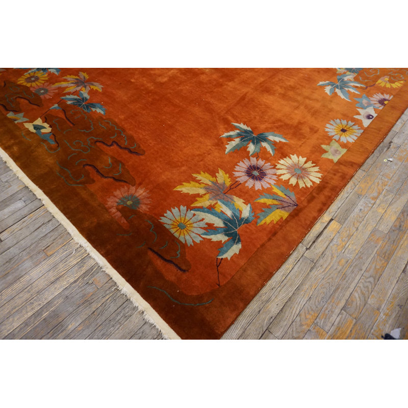 Tapis antique chinois - art déco