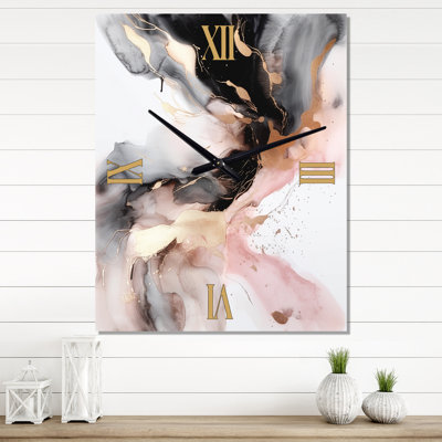 Janitzy - Abstract Marble Wall Clock