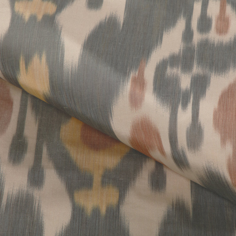 Bukara Warp Print, Ebony