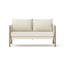 Naomie Acacia Loveseat with Wicker Rope