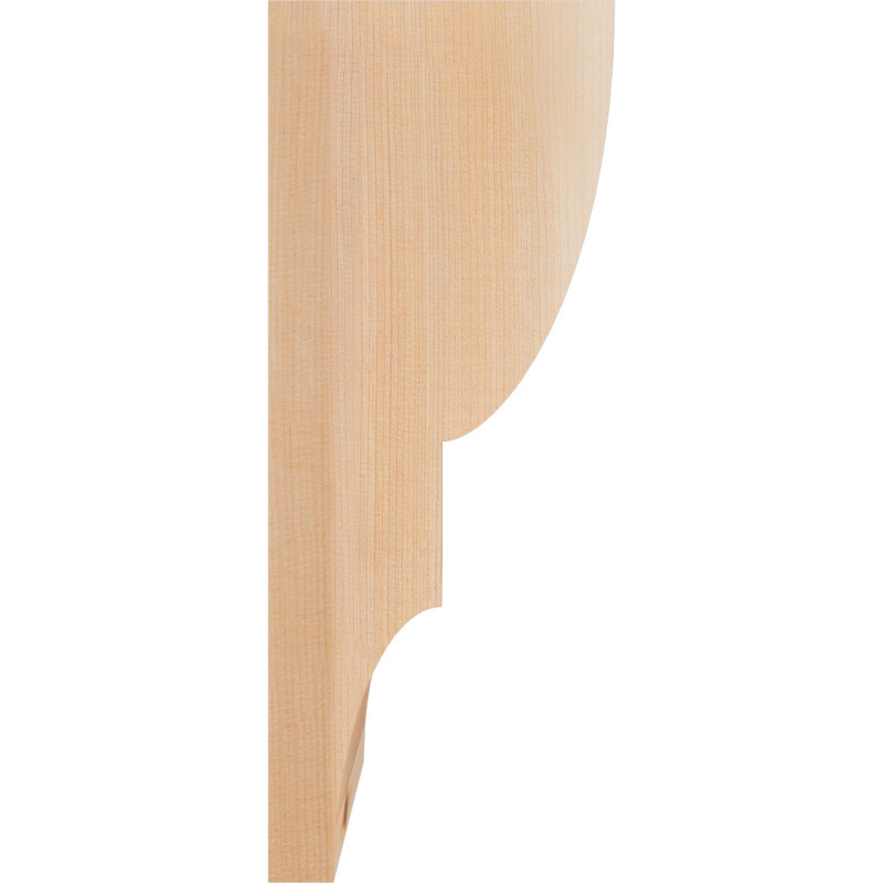 Corbeau lisse Ridgewood l 5 5 po x P 6 po x H 14 po, H 14 po x l 5,5 po x P 6 po, Cèdre rouge, Lisse