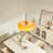Single Light Orange Pendant Light Vintage Adjustable  Hanging Light