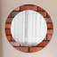 Huldar Glass Flat Wall Mirror
