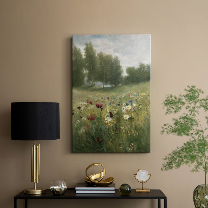 Motif floral rétro «Ccc»