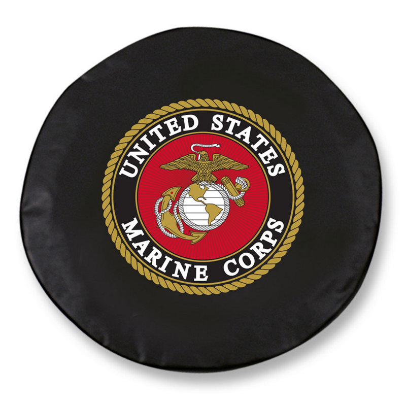 Housse de roue de cravate US Military, Noir, J, Corps de marine