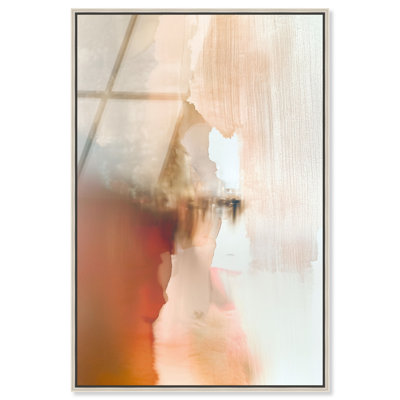 «Warmth of the Earth III», reproduction d'art encadrée de salon par Art Remedy, cadre argenté, 16 x 24