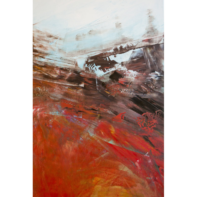 Textured Paint Background - Wrapped Canvas Painting, 46cm H x 30cm W x 3.8cm D