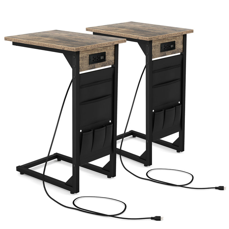 Ensemble de tables de bout en C 24 po de hauteur