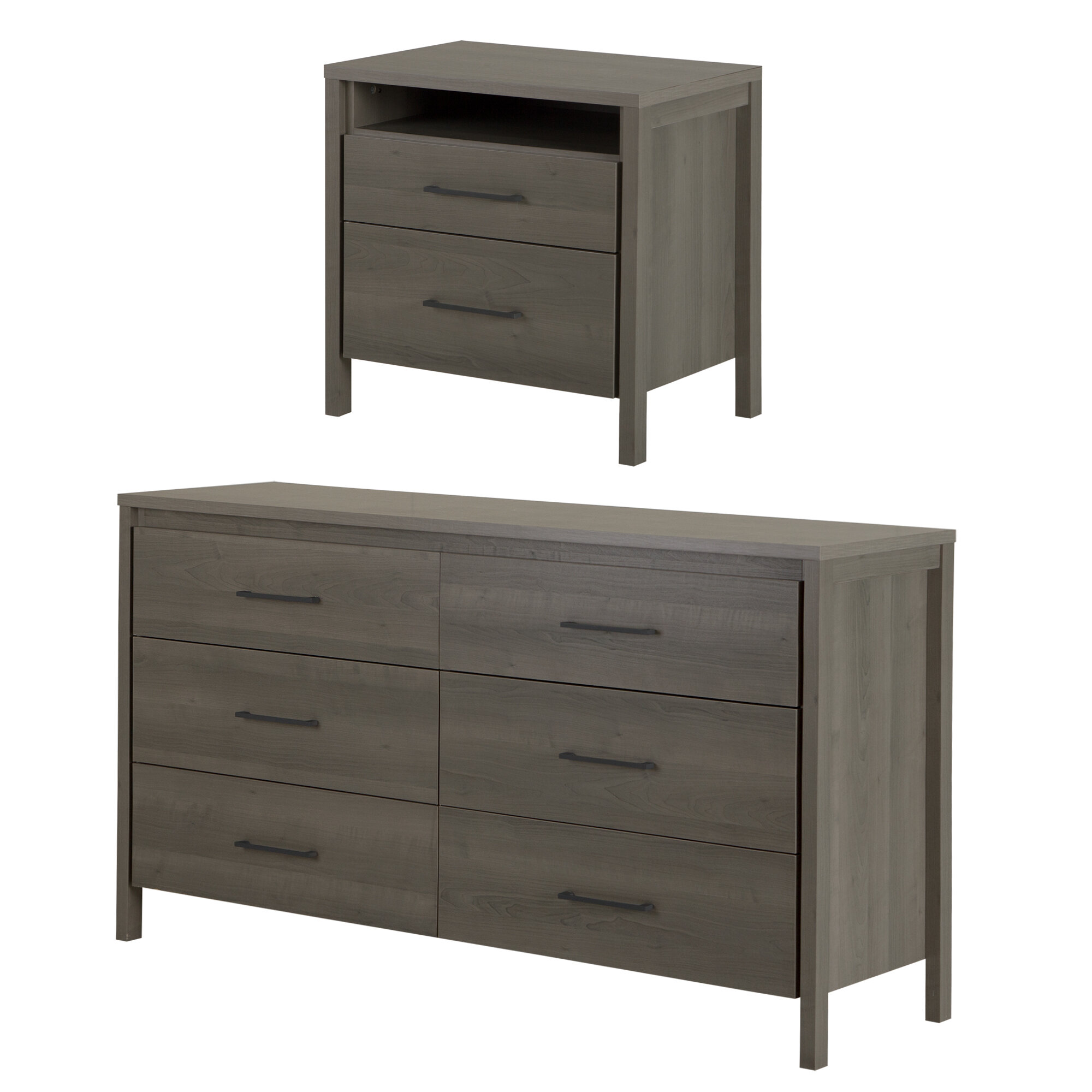 dresser with nightstand