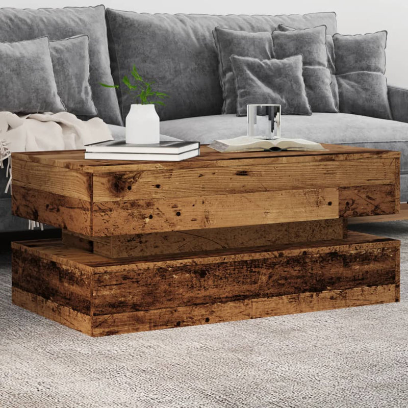 Calixtro Enclosed Coffee Table, Brown