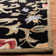Hollander Hand-Hooked Wool Black Area Rug