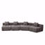 Canapé modulaire courbé Chenille-958820310