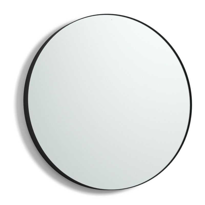 De Soto Metal Wall Mirror, Black