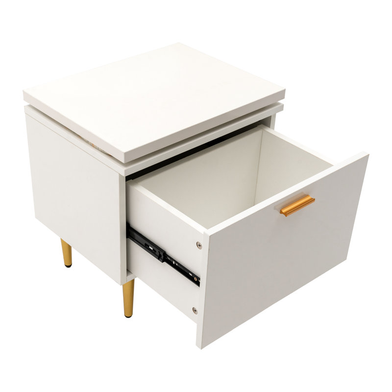 18.9'' Tall 1 - Drawer Nightstand