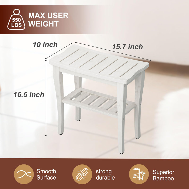 Siège de baignoire spa imperméable, Blanc
