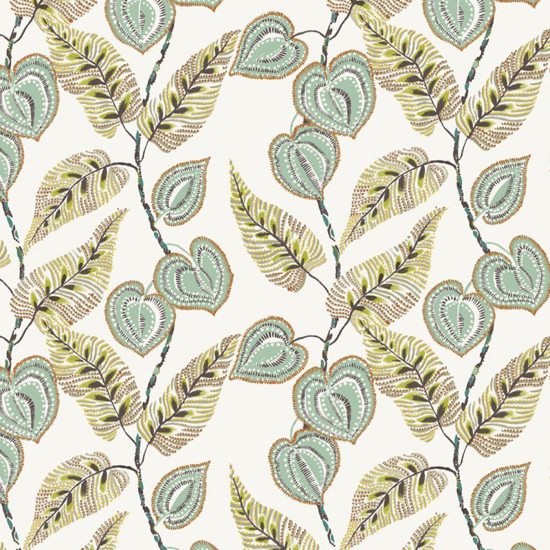 Floral Fabric, Cream