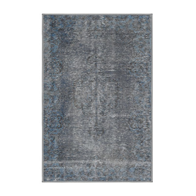 Tapis oriental gris / noir