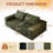Boneless Cloud Couch, Boneless Couch in a Box, Comfy Deep Seat Sofa with Memory Foam, Pillows and Wide Armrests, Modern Small Couches for Small Spaces, No Assembly-1971329201-1971329206-1971329195