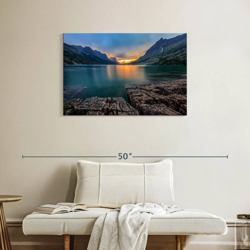 Alvord St Mary Lake Montana, H 24 po x l 36 po