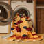  Tapis lavable avec fruits et desserts-68985083